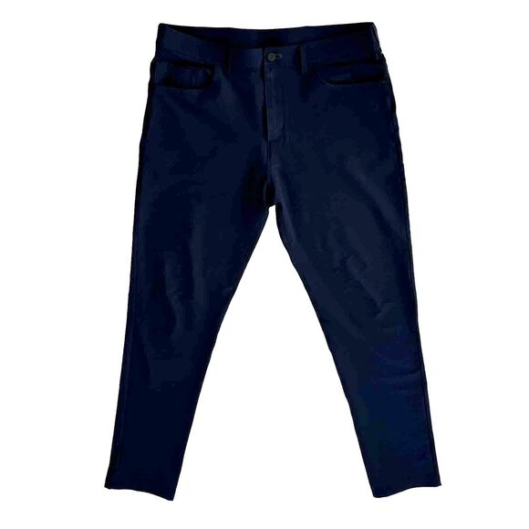 Public Rec Pants Dealmaker/Workday 2.0 Mens 34/34 Navy Blue Cropped Tapered - Picture 1 of 11